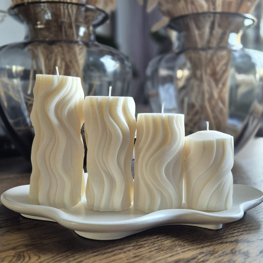 Cylinder Candle Set - Soft Cotton