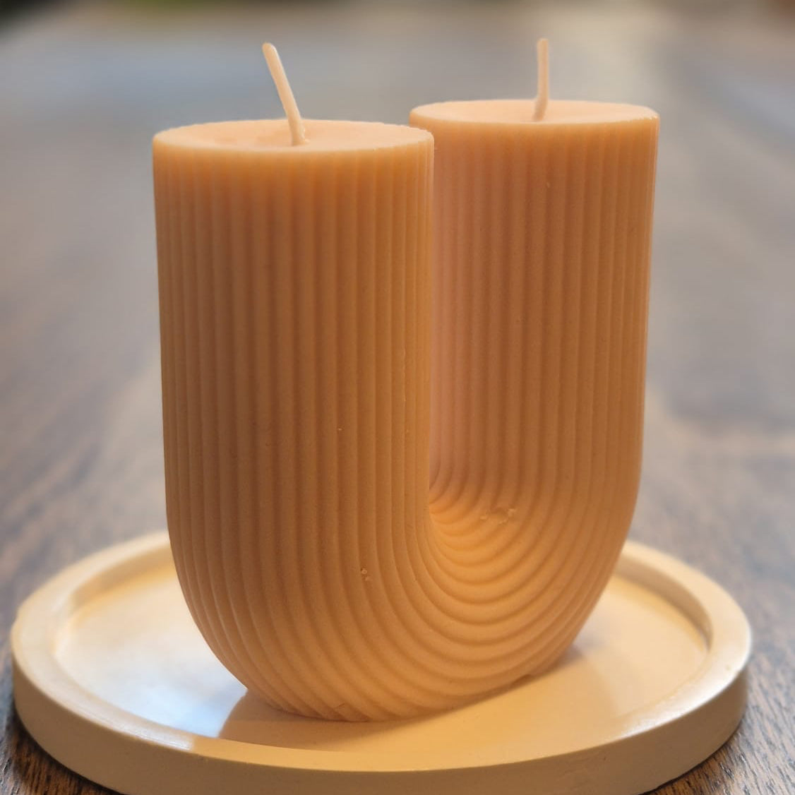 Twin Flame Candle - Cinmmon & Vanilla Glow