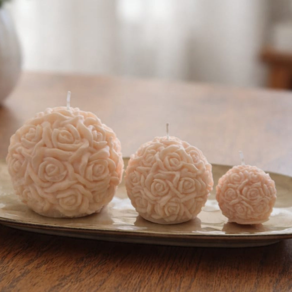 Floral Balls Set - Vainilla & Cinammon Glow