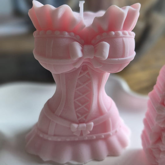 Woman in Corset Candle - Sakura Bloom